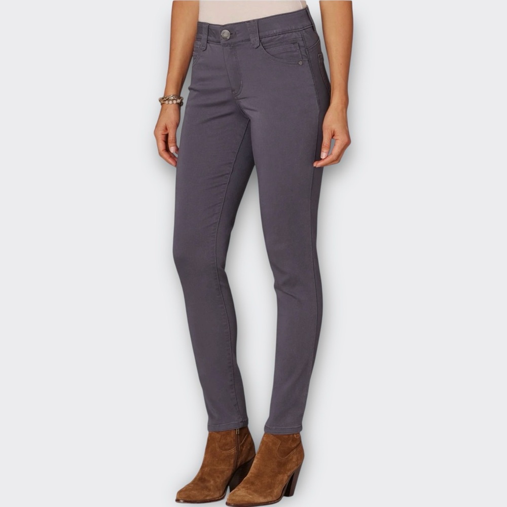 Democracy women’s gray Ab Technology Skinny Ankle Jeans 6 mid-rise grey jeggings